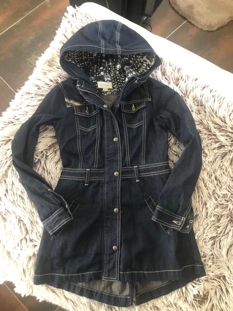 Diesel jeansovy kabatik/parka 152/158, diesel,152