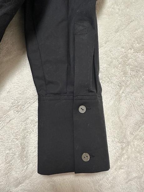 Bavlnená oversize čierna košeľa zn. karl lagerfeld,