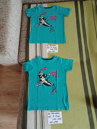 Tričká zn.primark veľ.122-128, 122