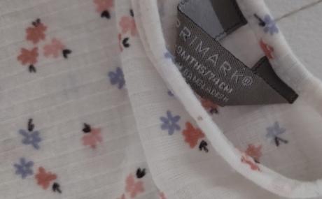 Rebrované tričko, primark,74