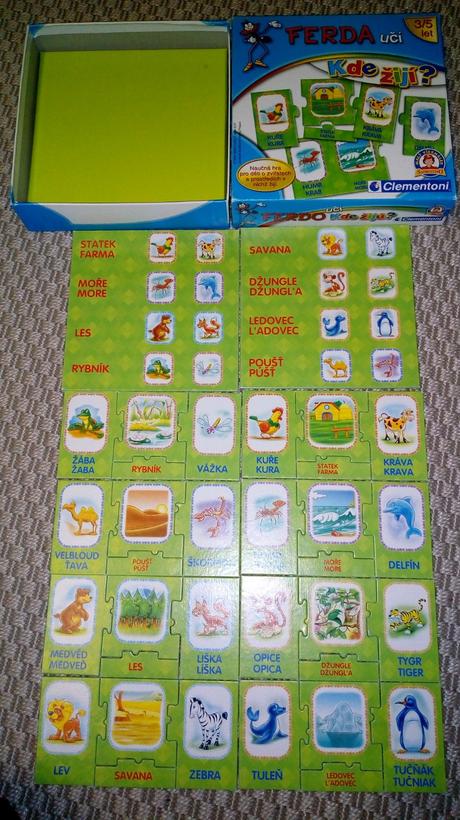 Didaktické náučné puzzle - ferdo mravec, 