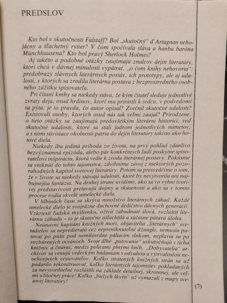 O čom knihy nehovoria, 