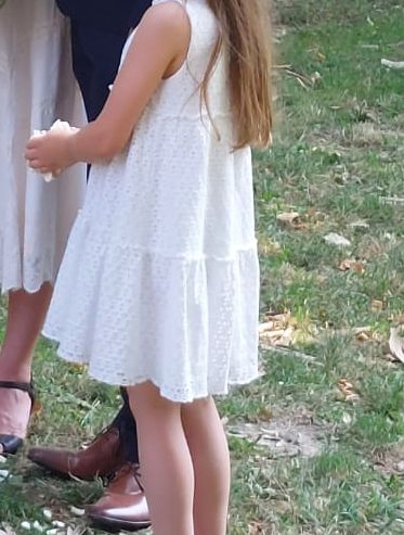 Nadherne biele madeirove saty. cislo 122 zara, zara,122