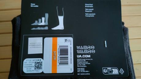 6 párov nových ponožiek under arnour,veľ 31,5-36,5, under armour,32