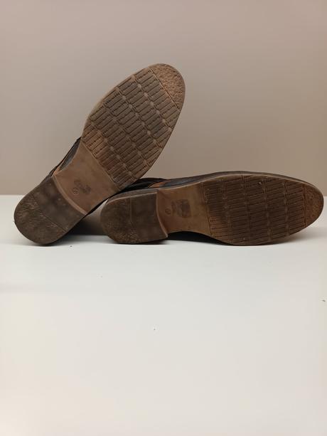 Pánske jesenné kožené poltopánky značky urban x 45, 45