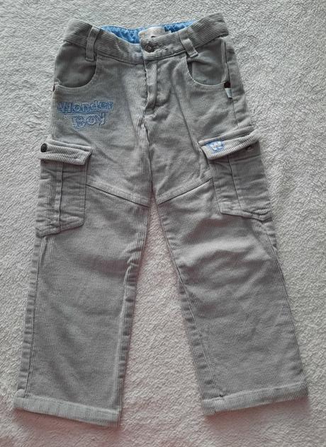 Menčestrové nohavice 104, 104