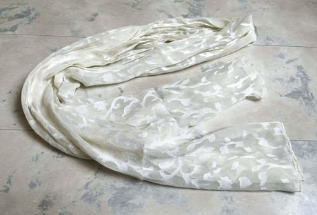 Jemná šatka na krk, xl