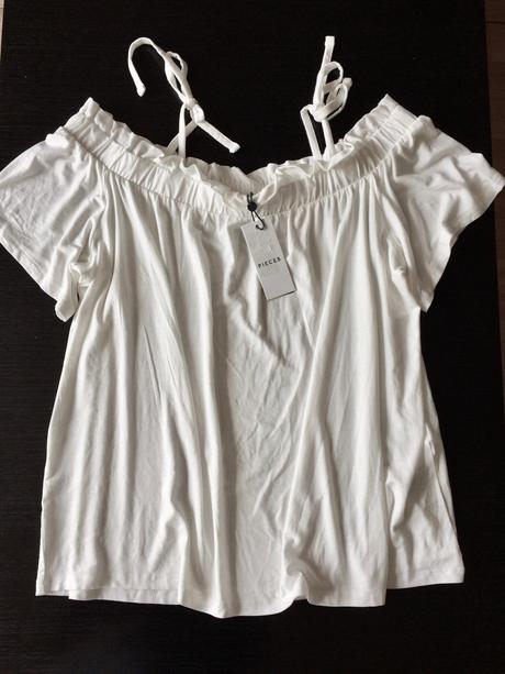 Pieces biely top/tričko vel.m, 38 / m