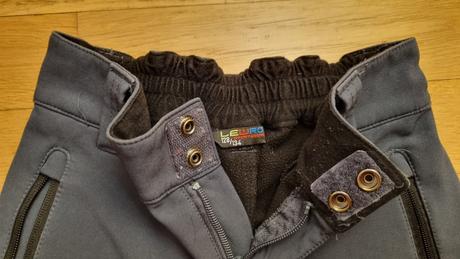 Turisticke nohavice softshell, 128