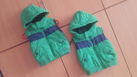 2 x detská vesta 80 a 86, f&f,80