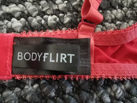 Dámska červená podprsenka push up, bonprix,80a