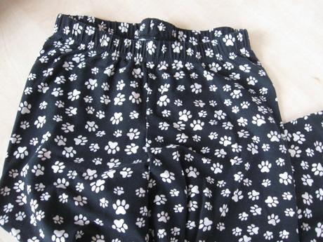 Dievčenské legíny s labkami, 158/164, 158