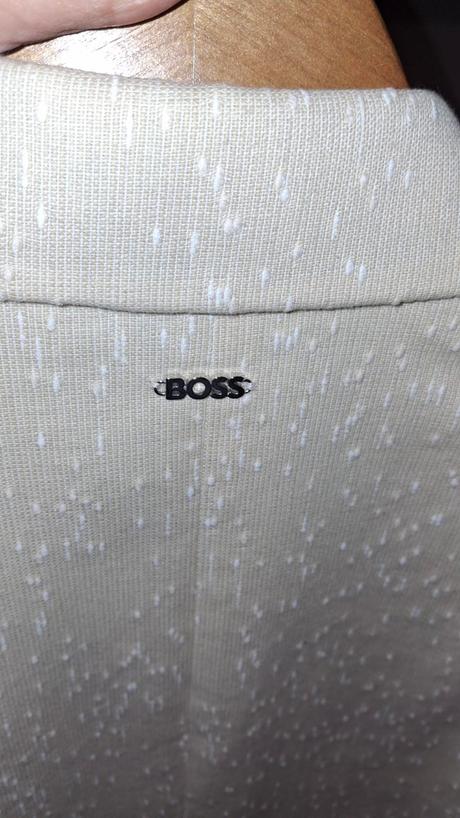 Dvojradové béžové sako boss - 34, hugo boss,xs