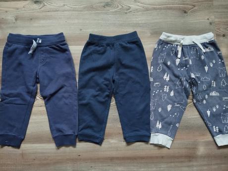 3x tepláky 12-18 mesiacov, 86