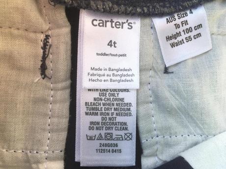 Kvalitné elegantné nohavice zn.carters, 4 r., carter's,98