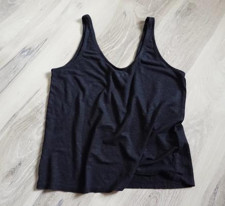 Ľanové tričko h&m linen blend, h&m,l