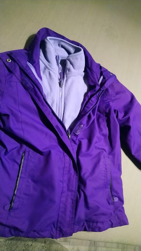 Fialová bunda prechodná, 146