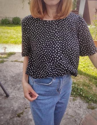 Dámske bodkované tričko, m