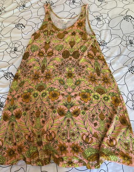 Letné šaty s potlačou zn. h&m v. xs/s, h&m,xs