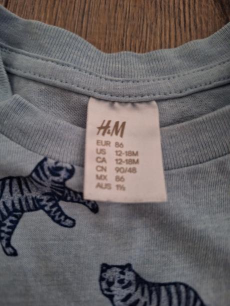 Krásne tričko, h&m,86