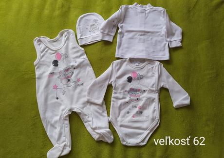 Predám nové nepoužívané oblečenie, 50–62 / 68–80