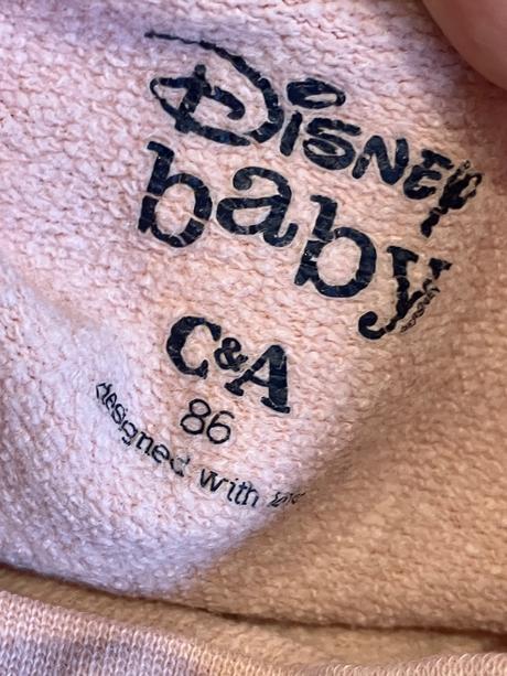Dievčenská mikina minnie ružová c&a (86), c&a,86