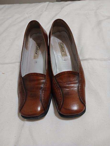 Kožené poltopánky zn. gabor, gabor,39