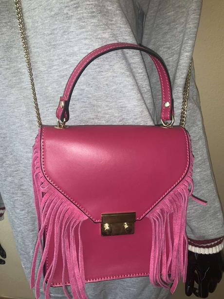 Kožená crossbody kabelka,