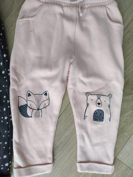 2 ks zateplené tepláky f&f, v. 92, f&f,92