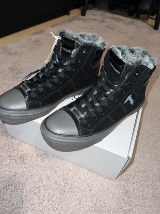 Zateplene kotnikove tenisky trussardi 35, 36