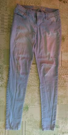 Dámske tenké sv. modré elastické rifle, denim co, denim co,xs