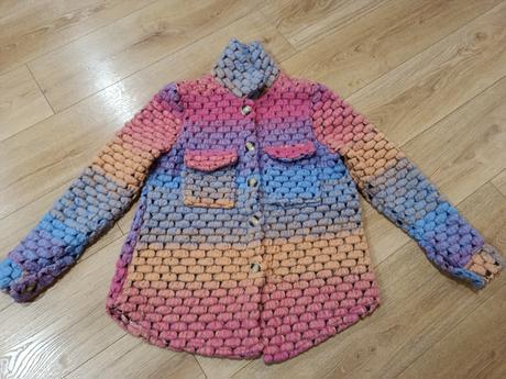 Prechodný kabátik "pletenec", vhodné s, m, l,