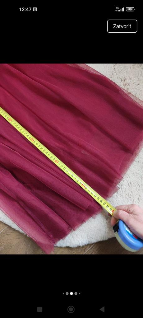 Dámska tylova sukňa, 