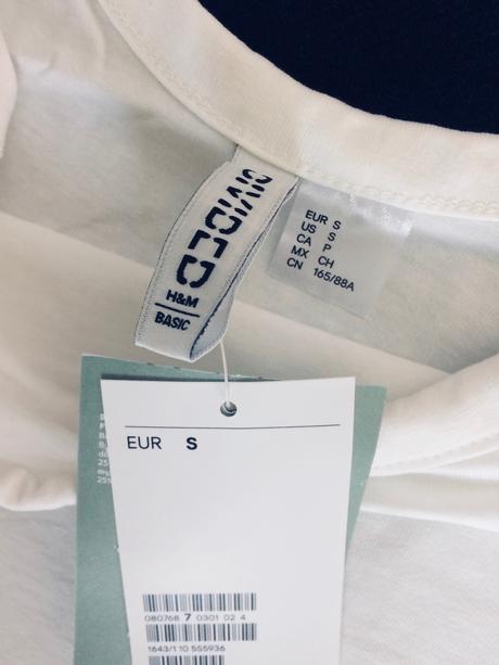 H&m divided krátke tielko vel.xs-s, h&m,34 / 36 / s / xs