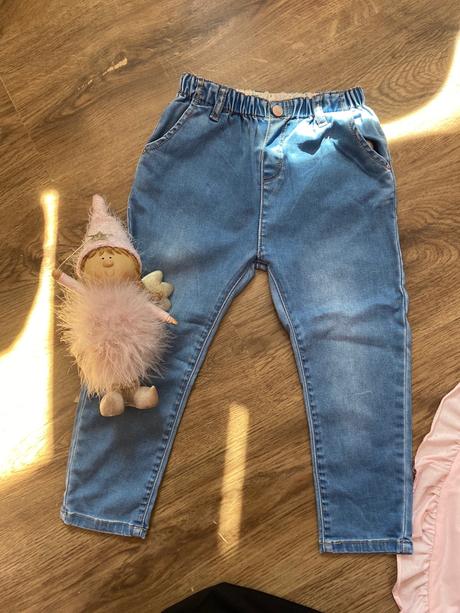 Široké trendové rifle zara, zara,98