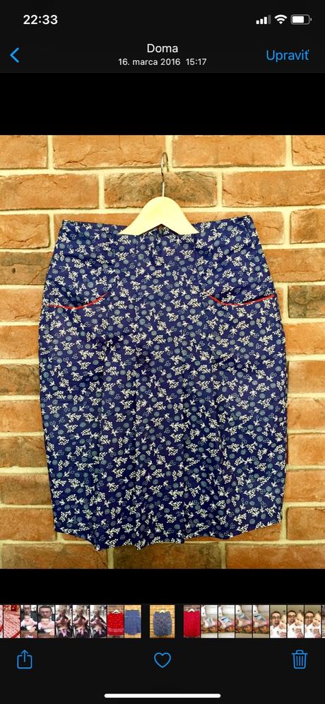 Folklorna sukna/ludovy motiv, l / m / s / xs