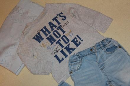 Šedé tričko s nápisom, f&f,92