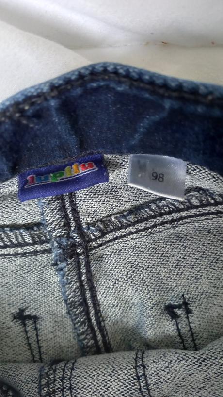 Dievčenské rifle nohavice vel.98, lupilu,98