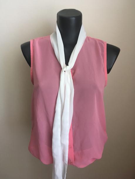 Ružová letná bluzka, amisu,m