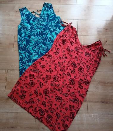 2x bavlnené šaty, c&a,l