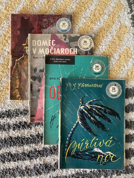 Dobrodružné romány 4ks vyd.1959,