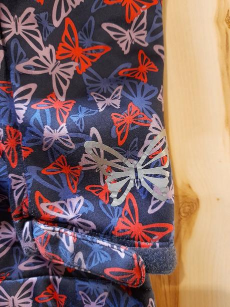 Softshellová bunda s motylikmi, crivit,110