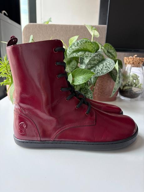 Shapen barefoot čižmy maverick bordeaux,veľkosť 40, 40