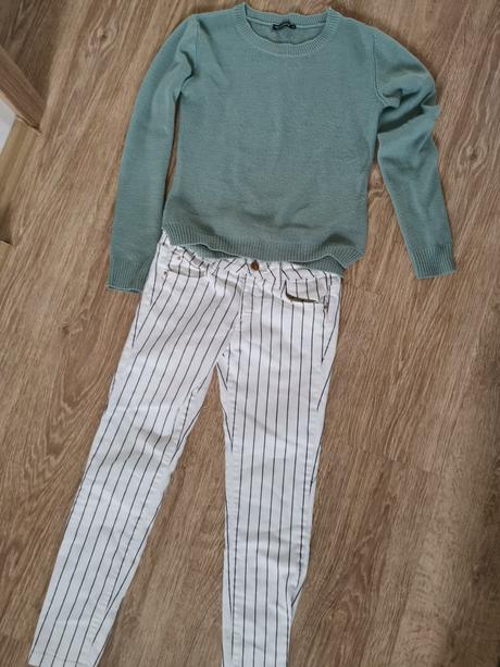 Nohavice jeansove, zara,xs
