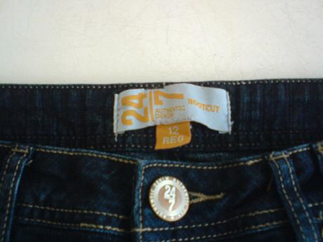 Nenosene bootcut elastické rifle zn.peacock, 38