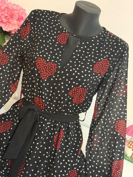 Luxusné talianske šaty so srdiečkami - artigli, s