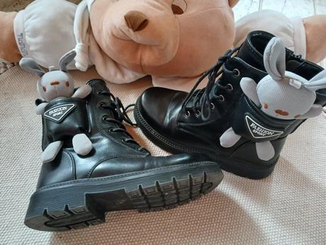 Zimné topanky s mackom, 35