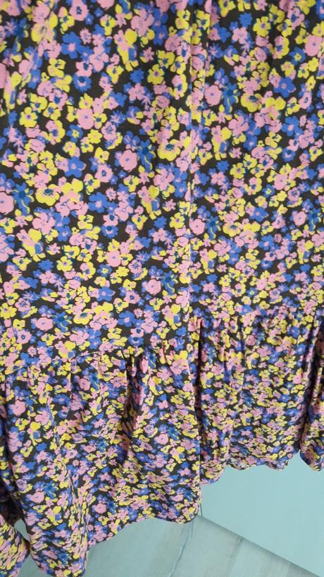 Oversize šaty s kvetinkami, 