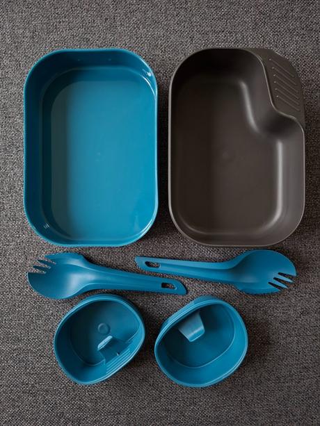 Wildo kempovací komplet light blue / dark grey,