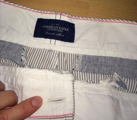 Pruhované kraťasy american eagle, american eagle,38
